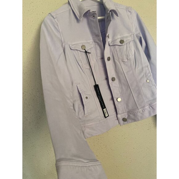 NWT Liverpool Los Angeles Womens Lilac Denim Jacket Size Small - Picture 8 of 13